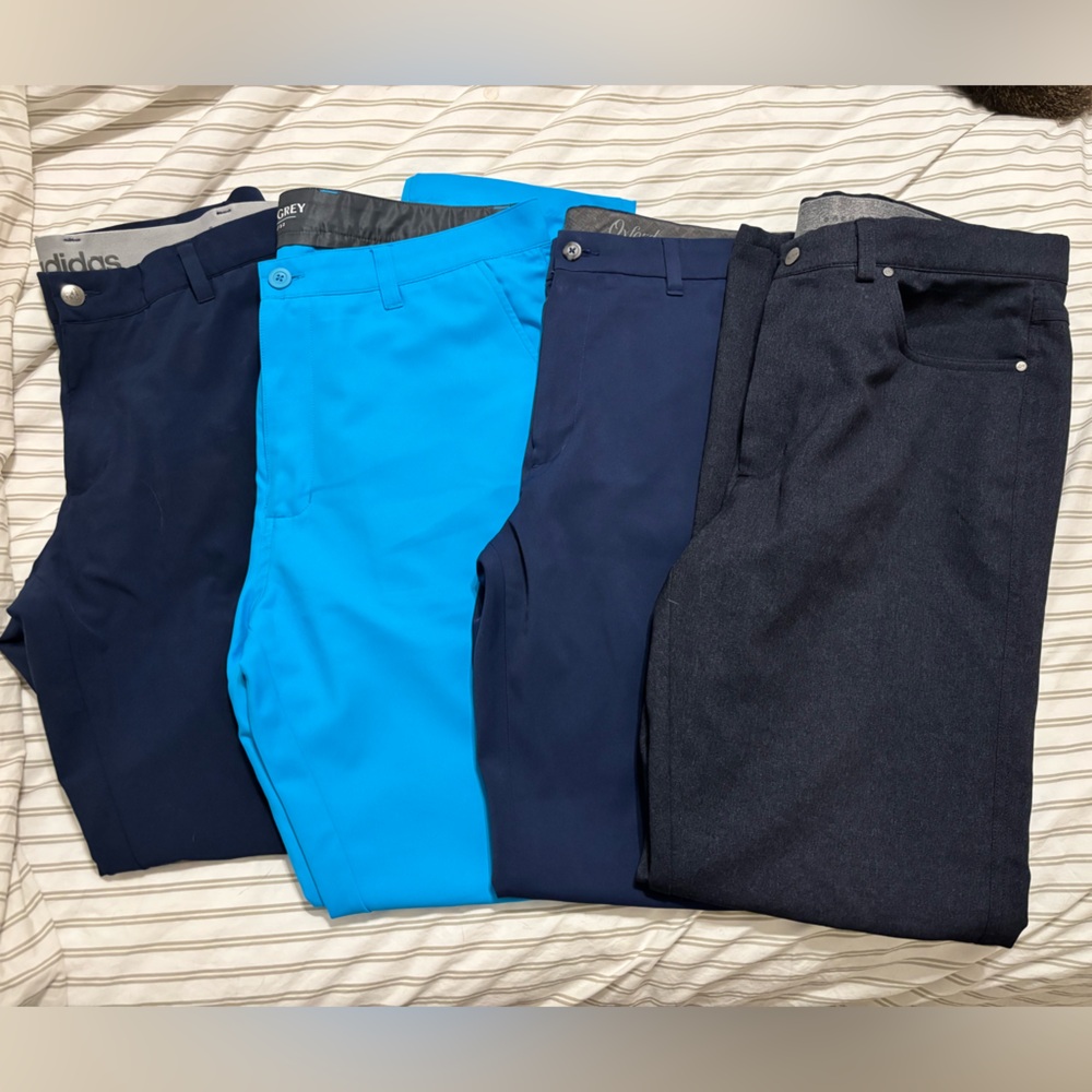 Oxford Men's Assorted Blue Dress Pants